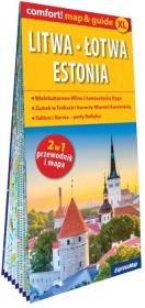 Comfort! map&guide Litwa, Łotwa, Estonia lam. Autor: Katarzyna Byrtek, Mirosław Jankowiak, Kazimierz P. Dadada.pl Okładka książki Comfort! map&guide Litwa, Łotwa, Estonia lam