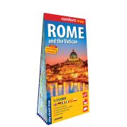 Comfort!map Rome and the Varican 1:15 000 w.2025. Autor:   Praca zbiorowa. Dadada.pl Okładka książki Comfort!map Rome and the Varican 1:15 000 w.2025
