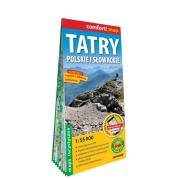 Comfort!map Tatry polskie i słowackie 1:55 000. Autor:   Praca zbiorowa. Dadada.pl Okładka książki Comfort!map Tatry polskie i słowackie 1:55 000