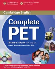 Okładka książki Complete PET Student's Book with answers +CD