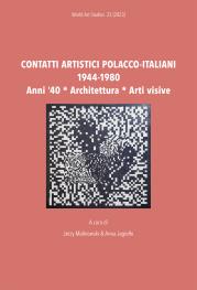 Okładka książki Contatti artistici polacco-italiani 1944–1980