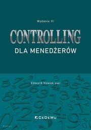 Okładka książki Controlling dla menedżerów w.3