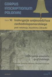 Okładka książki Corpus Inscriptionum Poloniae Tom XI