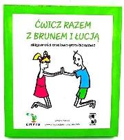 Okładka książki Ćwicz razem z Brunem i Łucją. Aktywności czuciowo-