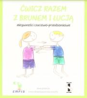 Okładka książki Ćwicz razem z Brunem i Łucją