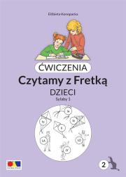 Okładka książki Ćwiczenia. Czytamy z Fretką. Bolo cz.2 Sylaby 1
