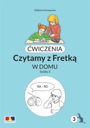 Okładka książki Ćwiczenia. Czytamy z Fretką. Bolo cz.3 Sylaby 2