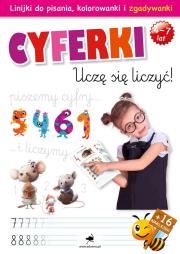 Cyferki. Uczę się liczyć! wyd. 2023. Autor: Opracowanie zbiorowe. Dadada.pl Okładka książki Cyferki. Uczę się liczyć! wyd. 2023