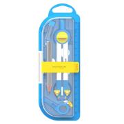 Opakowanie Cyrkiel KEYROAD Circle Master, metalowy, etui z blokadą, zawieszka, mix kolorów