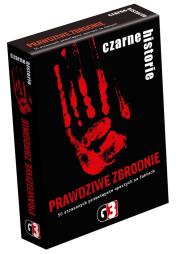 Czarne historie - Prawdziwe zbrodnie. Wydawca: G3. Dadada.pl Opakowanie Czarne historie - Prawdziwe zbrodnie