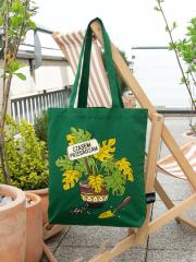 Opakowanie Czasem przesadzam torba bawełniana zielona