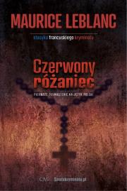 Czerwony różaniec. Autor: Leblanc Maurice. Dadada.pl Okładka książki Czerwony różaniec