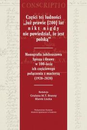 Okładka książki Części tej ludności „już prawie [200] lat nikt nigdy nie powiedział, że jest polską”