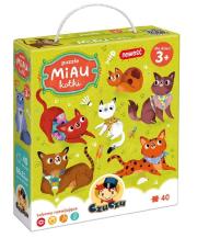 CzuCzu Puzzle Miau Kotki 3+. Wydawca: Bright Junior Media. Dadada.pl Opakowanie CzuCzu Puzzle Miau Kotki 3+