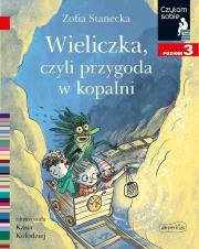 Czytam sobie - Wieliczka, czyli przygoda w kopalni. Autor: Stanecka Zofia. Dadada.pl Okładka książki Czytam sobie - Wieliczka, czyli przygoda w kopalni