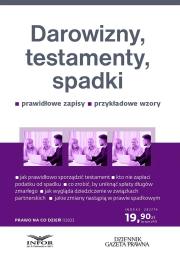 Okładka książki Darowizny, testamenty, spadki 1/2023