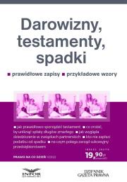 Okładka książki Darowizny, testamenty, spadki
