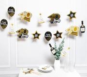 Opakowanie Dekoracja urodzinowa 40