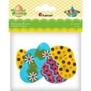 Dekoracje filcowe 3D pisanki 30x40mm 9szt. Wydawca: Titanum. Dadada.pl Opakowanie Dekoracje filcowe 3D pisanki 30x40mm 9szt