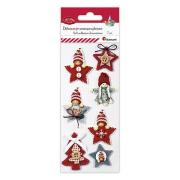 Opakowanie Dekoracje samoprzylepne 3D 7szt