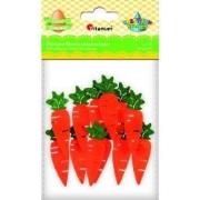Opakowanie Dekoracje samoprzylepne marchewki 17x45mm 12szt