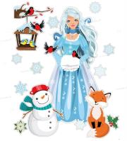 Opakowanie Dekoracje zimowe - Pani Zima 16el