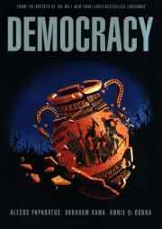 Democracy: a graphic novel. Autor: Papadatos Alecos. Dadada.pl Okładka książki Democracy: a graphic novel