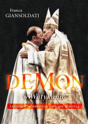 Demon w Watykanie - uszkodzone. Autor: Franca Giansoldati. Dadada.pl Okładka książki Demon w Watykanie - uszkodzone
