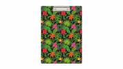 Opakowanie Deska A4 z klipem nadruk Flowers