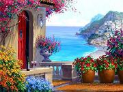 Opakowanie Diamentowa mozaika Dom na plaży 60533