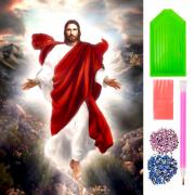 Opakowanie Diamentowa mozaika Jezus Chrystus w czerwieni wniebowstąpienie NO-1007445