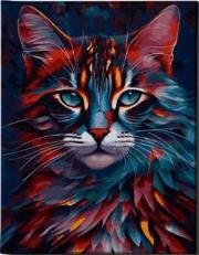 Opakowanie Diamentowa mozaika Kot w kolorach NO-1009430