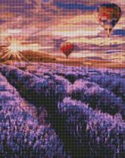 Opakowanie Diamentowa mozaika - Kwitnąca lawenda... 40x50cm