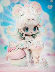 Opakowanie Diamentowa mozaika na ramie Słodka dziewczynka z lodami