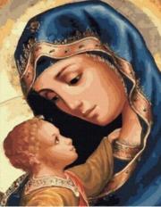 Opakowanie Diamentowa mozaika święte matka boska wpatrzona w synka NO-1006449