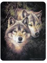 Opakowanie Diamentowa mozaika Wilki w sosnach nocą NO-1007058