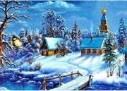 Opakowanie Diamentowa mozaika wioska zimowa NO-1005261