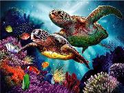 Opakowanie Diamentowa mozaika Żółwie 60163