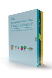 Okładka książki Dieta warzywno-owocowa dr Ewy Dąbrowskiej® - komplet 3 książek (oprawa miękka)
