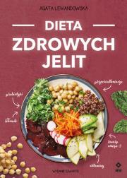 Dieta zdrowych jelit wyd. 2024. Autor: Agata Lewandowska. Dadada.pl Okładka książki Dieta zdrowych jelit wyd. 2024