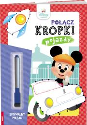 Okładka książki Disney maluch Połącz kropki Pojazdy PKM-9202