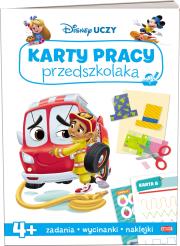 Okładka książki Disney Uczy. Karty pracy przedszkolaka. 4 lata
