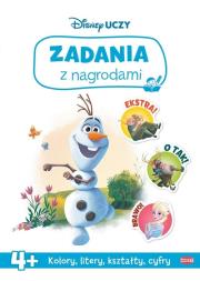 Okładka książki Disney Uczy. Kraina lodu. Zadania z nagrodami