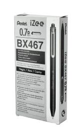 Długopis 0,7 mm BX467, czarny x 12 blister. Wydawca: PENTEL. Dadada.pl Opakowanie Długopis 0,7 mm BX467, czarny x 12 blister