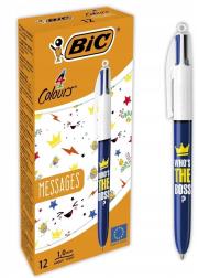 Długopis 4 Colours Message Boss (12szt). Wydawca: Bic. Dadada.pl Opakowanie Długopis 4 Colours Message Boss (12szt)
