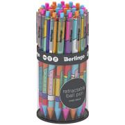 Długopis automat. nieb. 0,7mm Color Block (30szt). Wydawca: Berlingo. Dadada.pl Opakowanie Długopis automat. nieb. 0,7mm Color Block (30szt)