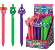 Opakowanie Długopis automatyczny Potworki niebieski (36szt)