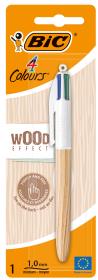 Długopis BIC 4 Colours Wood Style AST mix wzorów 1 sztuka blister. Wydawca: Bic. Dadada.pl Opakowanie Długopis BIC 4 Colours Wood Style AST mix wzorów 1 sztuka blister