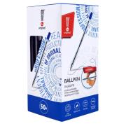 Długopis biurowy 0,7mm niebieski (50szt) MemoBe. Wydawca: MemoBe. Dadada.pl Opakowanie Długopis biurowy 0,7mm niebieski (50szt) MemoBe