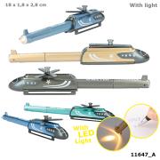 Opakowanie Długopis helikopter świecący LED Monster Cars mix wzorów 11647A